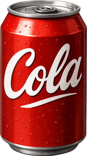 Cola - Gerçekçi - Yazısız.
In-Game asset.  2d.  High contrast.  No shadows