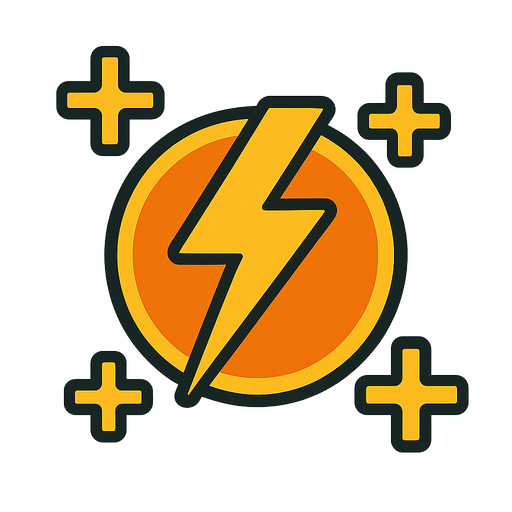 Powerup.
In-Game asset.  2d.  High contrast.  No shadows