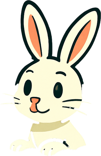 gambar 2d anime kelinci hare menunggu dalam lubang tanah di bawah pohon dalam hutan.
In-Game asset.  2d.  High contrast.  No shadows