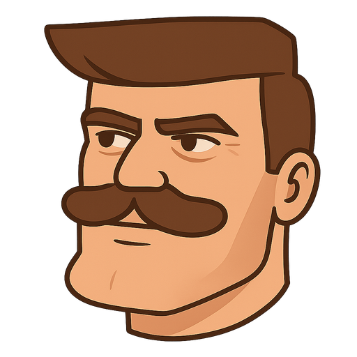 yakışklı dayı. No background. Transparent background. Blank background. No shadows. 2d. In-Game asset. flat