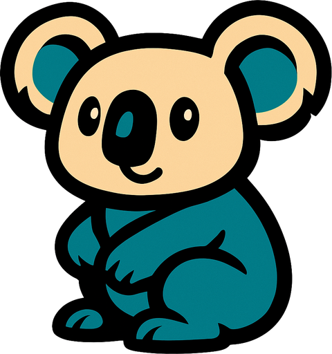 Koala.
In-Game asset.  2d.  High contrast.  No shadows