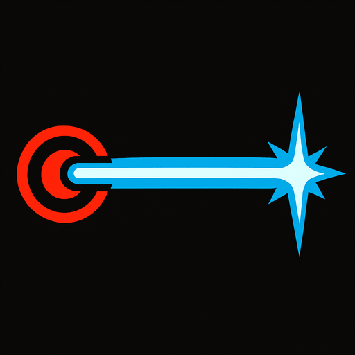 laser ray.
In-Game asset.  2d.  High contrast.  No shadows