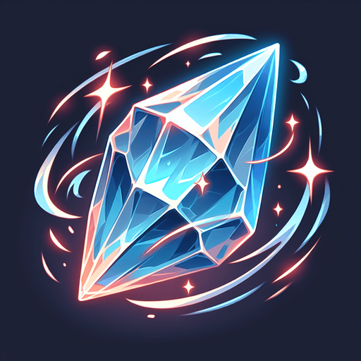 moving dynamic crystal.
Single Game Texture. In-Game asset. 2d. Blank background. High contrast. No shadows.