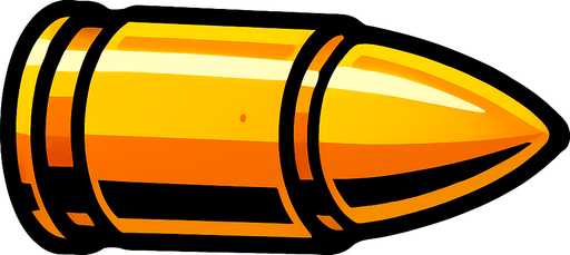 mermi.
In-Game asset.  2d.  High contrast.  No shadows