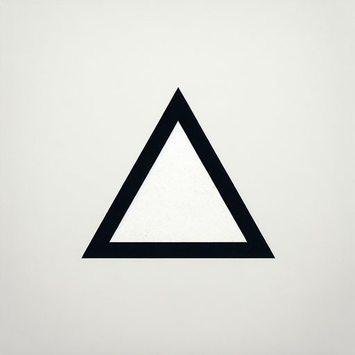 White triangle
Single Game Texture. In-Game asset. 2d. Blank background. High contrast. No shadows.