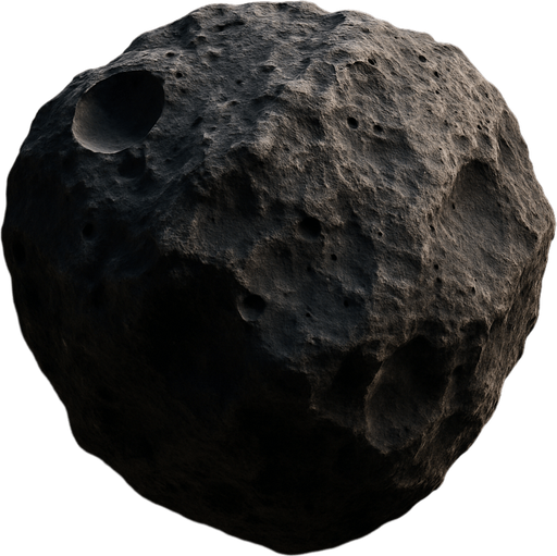 Photorealistic asteroid