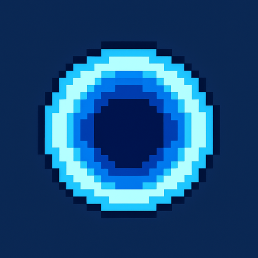pixelart blue circular enemy projectile to dodge
In-Game asset.  2d.  High contrast.  No shadows. Pixel art
