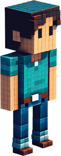 minecraft gerçekçi steve yönü sağ.
Single Game Texture.  In-Game asset.  2d.  Blank background.  High contrast.  No shadows