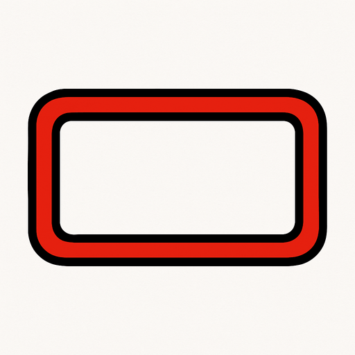 boş buton.
In-Game asset.  2d.  High contrast.  No shadows
