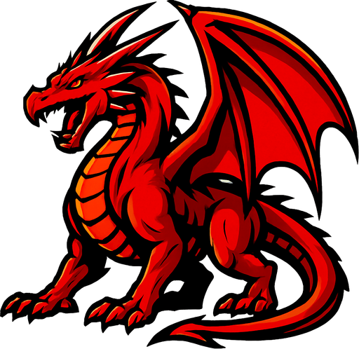 BÜYÜK BİR EJDER.
In-Game asset.  2d.  High contrast.  No shadows