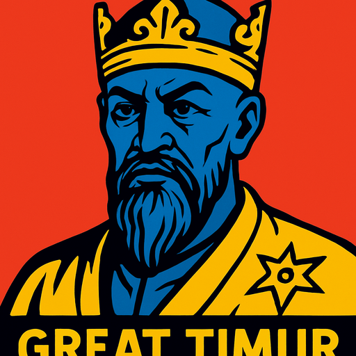 Great Timur.
High contrast.  No shadows