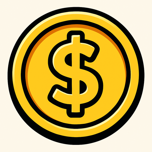 Coin.
In-Game asset.  2d.  High contrast.  No shadows