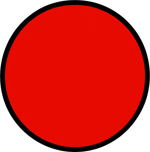 red dot.
In-Game asset.  2d.  High contrast.  No shadows