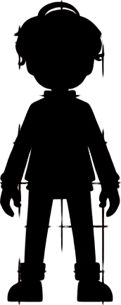 maak een horror player karakter van boven af
Single Game Texture. In-Game asset. 2d. Blank background. High contrast. No shadows.