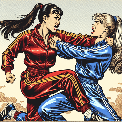 Душат друг друга за шею. Beautiful angry girls female lady. Ужас и боль. Спортивные кофты с контрастными вставками. Захват за шею . Две девушки брюнетка против блондинки. Одетые в блестящие сатиновые спортивные костюмы красный против голубого. Боль страх отчаяние в глазах. Дерутся кулаками и ногами, Cartoon oldschool comics. Grabs Collarfight collarshake collargrappled in tracksuit satin track jacket. Girls blonde vs brunette. Cartoon comics oldshcool retro. Red satin tracksuit adidas track jacket asian brunette young women. Blue satin tracksuit kappa track jacket blone scandinavian young women beauty. Grabs collar each other. Beautiful girls. Fight kick hit strike to head. Хитпоинты урон. Наносят удары урон, драка. Душат друг друга за шею. Beautiful angry girls female lady.    . Cartoon oldschool comics. Grabs Collarfight collarshake collargrappled in tracksuit satin track jacket. Girls blonde vs brunette. Cartoon comics oldshcool retro. Red satin tracksuit adidas track jacket asian brunette young women. Blue satin tracksuit kappa track jacket blone scandinavian young women beauty. Grabs collar each other. Beautiful girls. Beautiful girls female lady. Cartoon oldschool comics. Grabs Collarfight collarshake collargrappled in tracksuit satin track jacket. Girls blonde vs brunette. Cartoon comics oldshcool retro. Red satin tracksuit adidas track jacket asian brunette young women. Cartoon comics oldshcool retro. Red satin tracksuit adidas track jacket asian brunette young women. Blue satin tracksuit kappa track jacket blone scandinavian young women beauty. Grabs collar each other. Beautiful girls. Beautiful girls female lady. Захват за шею . Cartoon oldschool comics. Grabs Collarfight collarshake collargrappled in tracksuit satin track jacket. Girls blonde vs brunette. Cartoon comics oldshcool retro. Red satin tracksuit adidas track jacket asian brunette young women. Blue satin tracksuit kappa track jacket blone scandinavian young women beauty. Grabs collar each other.
Single Game Texture. In-Game asset. 2d. Blank background. High contrast. No shadows.