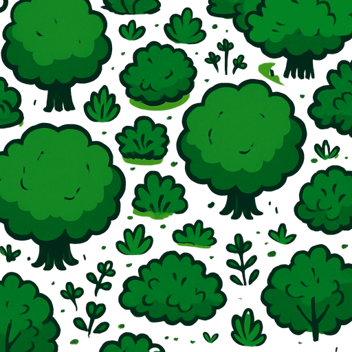 Un bosque mirado desde arriba sin árboles.
In-Game asset.  2d.  High contrast.  No shadows