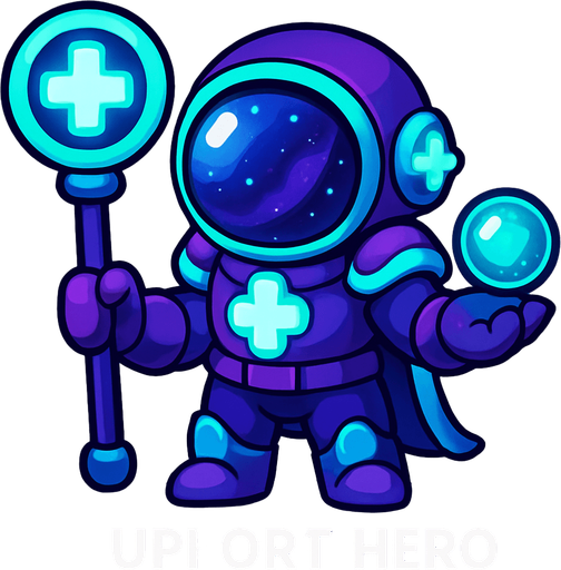 support hero character space galaxy theme tower defense game.
In-Game asset.  2d.  High contrast.  No shadows