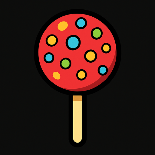 scatter_lollipop.
In-Game asset.  2d.  High contrast.  No shadows
