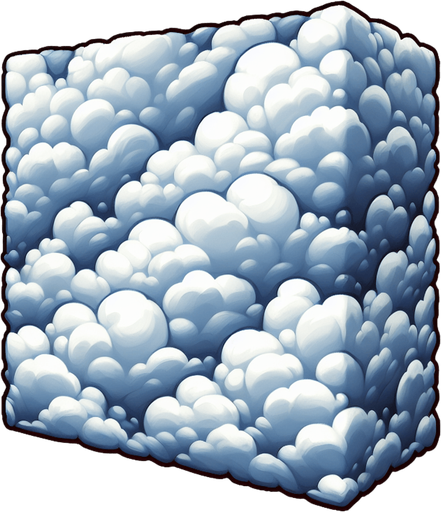 Clouds.
Single Game Texture. In-Game asset. 2d. Blank background. High contrast. No shadows.