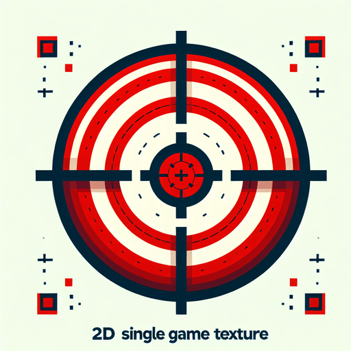 red crosshair Single Game Texture. In-Game asset. 2d. Blank background. High contrast. No shadows.