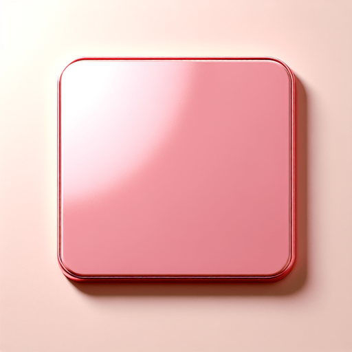 clean pink enamel board witha very thin border