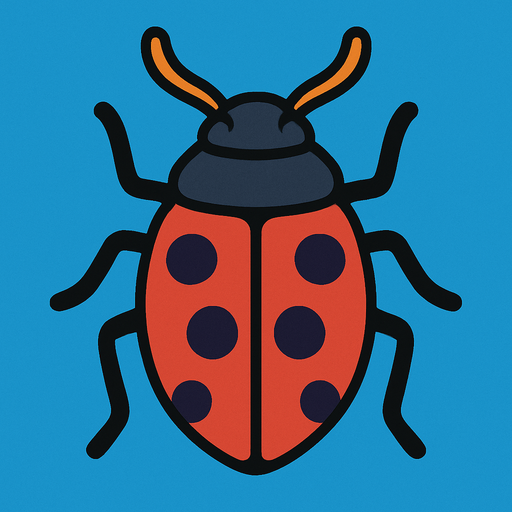 Bug.
In-Game asset.  2d.  High contrast.  No shadows