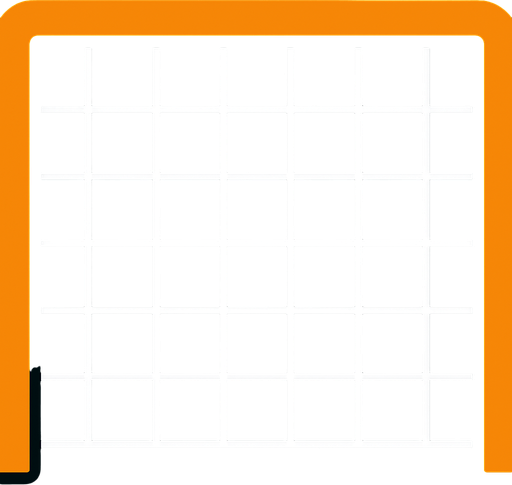 the net is white