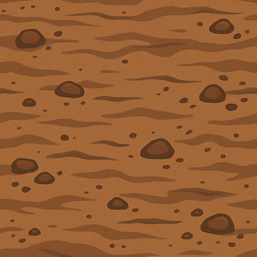 toprak arka plan.
In-Game asset.  2d.  High contrast.  No shadows