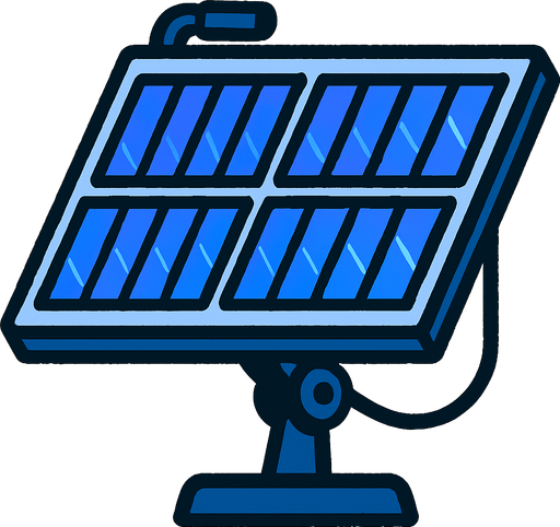 solar collector.
In-Game asset.  2d.  High contrast.  No shadows