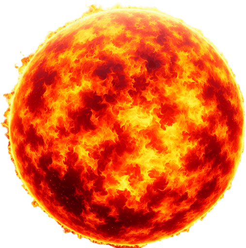 red fire ball.
Single Game Texture.  In-Game asset.  2d.  Blank background.  High contrast.  No shadows