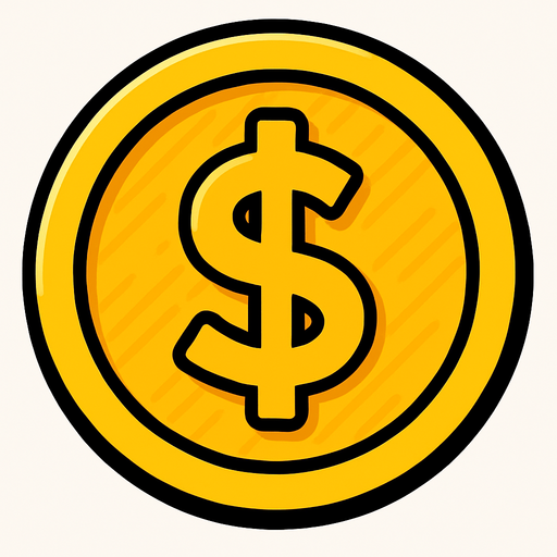 coin.
In-Game asset.  2d.  High contrast.  No shadows