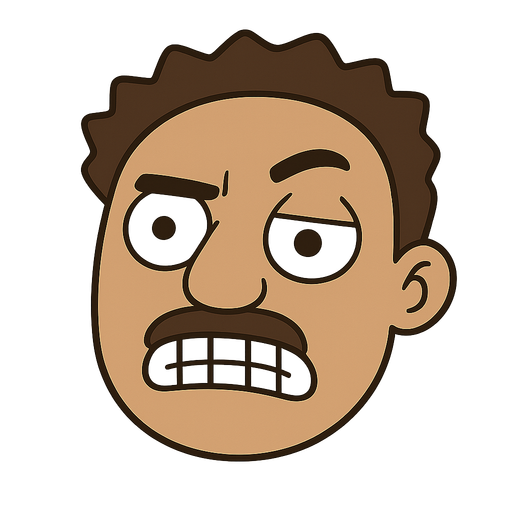 a mans head. No background. Transparent background. Blank background. No shadows. 2d. In-Game asset. flat