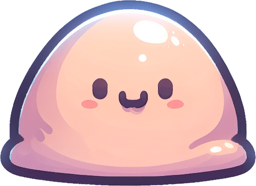 Un slime RPG nevado con estilo suave y simple.
Single Game Texture.  In-Game asset.  2d.  Blank background.  High contrast.  No shadows