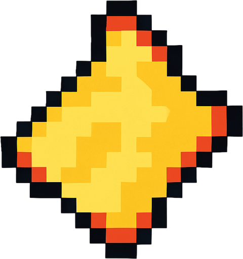 One Confetti paper pixelart 2d.
In-Game asset.  2d.  High contrast.  No shadows