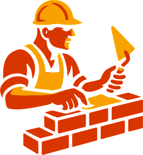 brick layer.
In-Game asset.  2d.  High contrast.  No shadows