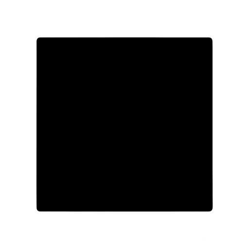 flat black square.
In-Game asset.  2d.  High contrast.  No shadows
