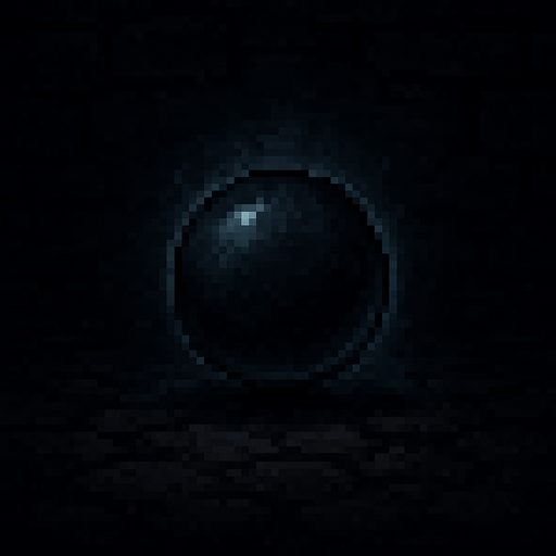 16 bit image black dark lighting orb ball
In-Game asset.  2d.