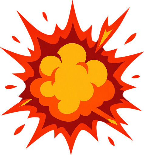 explosion
In-Game asset.  2d.  High contrast.  No shadows