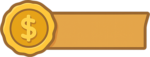 a gold coin and a empty place. No background. Transparent background. Blank background. No shadows. 2d. In-Game asset. flat