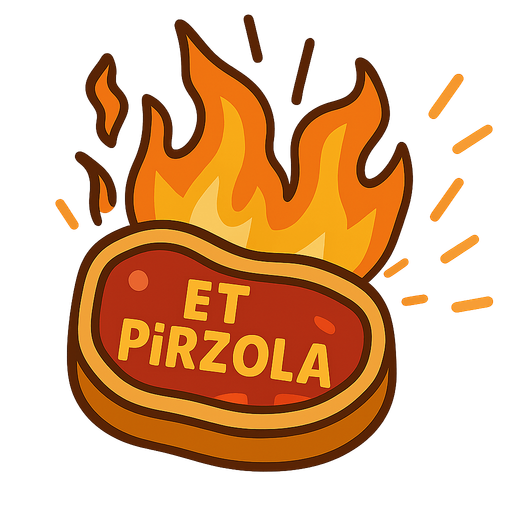 ET PİRZOLA. No background. Transparent background. Blank background. No shadows. 2d. In-Game asset. flat