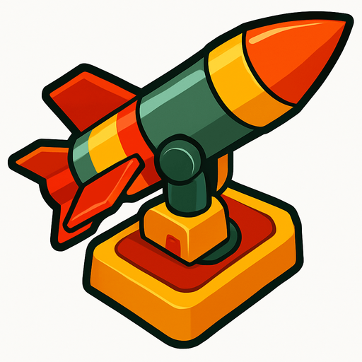 Missile launcher BTD6.
In-Game asset.  2d.  High contrast.  No shadows