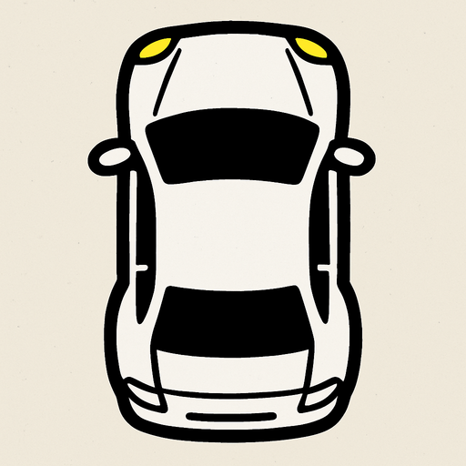 Auto color blanco