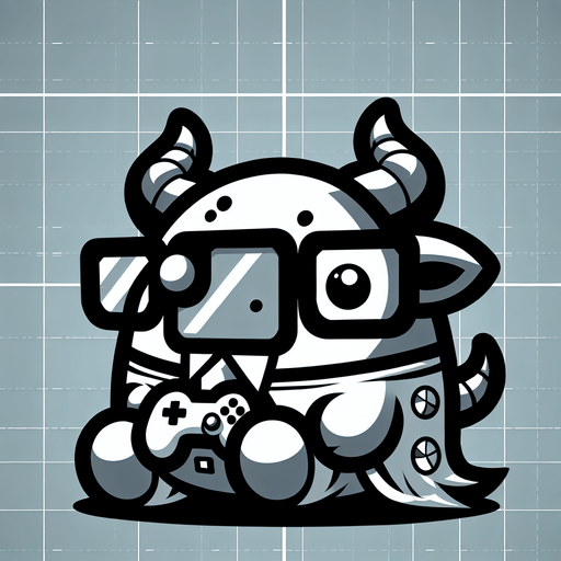nerdy cartoon animal.
Single Game Texture. In-Game asset. 2d. Blank background. High contrast. No shadows.