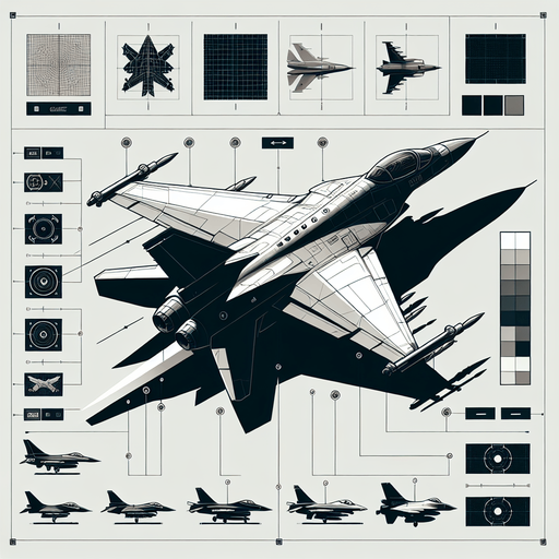 make a fighter jet.
Single Game Texture. In-Game asset. 2d. Blank background. High contrast. No shadows.