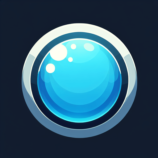 Light blue Circle Light 2d.
Single Game Texture. In-Game asset. 2d. Blank background. High contrast. No shadows.