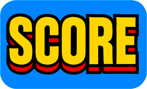 Score.
In-Game asset.  2d.  High contrast.  No shadows