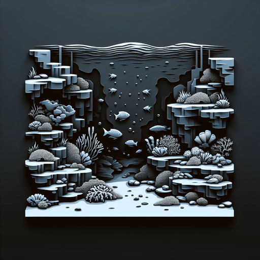 фон аквариума без рыб
Single Game Texture. In-Game asset. 2d. Blank background. High contrast. No shadows.