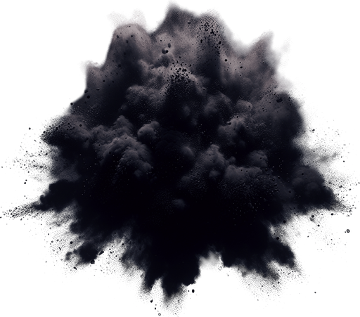 dark transparent dust particle Single Game Texture. In-Game asset. 2d. Blank background. High contrast. No shadows.