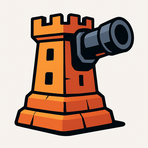 defenseTower.
In-Game asset.  2d.  High contrast.  No shadows