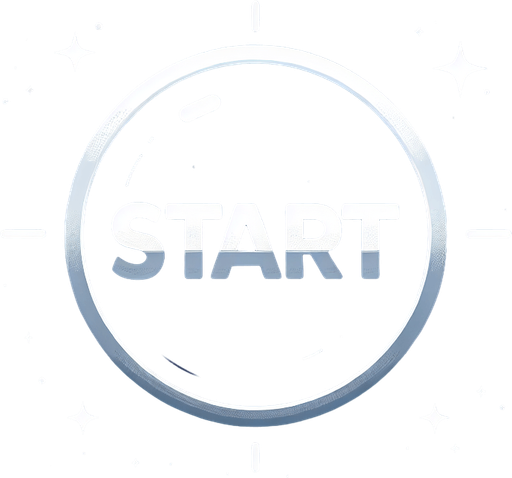 Black background with word start in middle.
Single Game Texture. In-Game asset. 2d. Blank background. High contrast. No shadows.